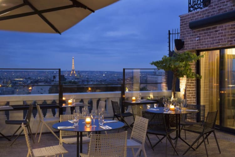 Rooftop restaurant